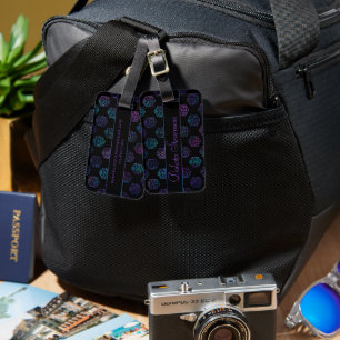 Étiquette À Bagage Dés RPG   Nebula Imaginaire Tabletop Gamer Personn