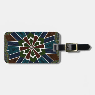 Étiquette À Bagage Design inspiré de Sari avec détails complexes