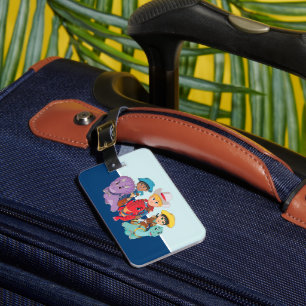 Étiquette À Bagage Dino Ranch Friends Design