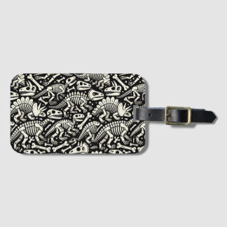 Étiquette À Bagage Dinosaur Bone Adventure