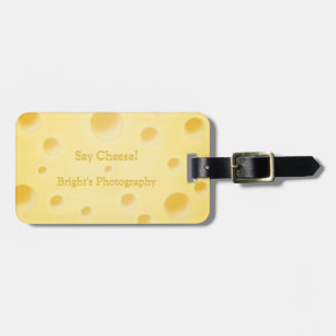 Étiquette À Bagage "Dis Cheese!" Sacoche de caméra personnalisée au f