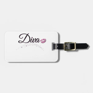 Étiquette À Bagage Diva