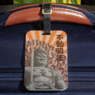 Étiquette À Bagage Divinité bouddhiste Fudo Myo-o Pop Art