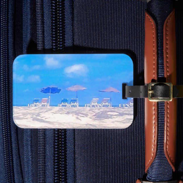 Étiquette À Bagage Djerba la Douce. (Insitu Rectoal 4)