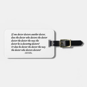 Étiquette À Bagage Docteur Doctoring Another docteur (tornade de