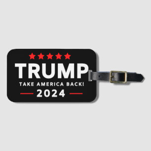 Étiquette À Bagage Donald Trump 2024 et l'Amérique