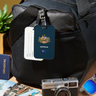Étiquette À Bagage Dossier de téléphone d'un passeport australien