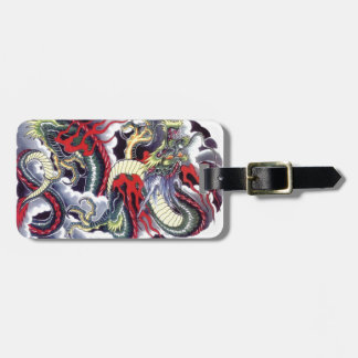 Étiquette À Bagage Dragon japonais