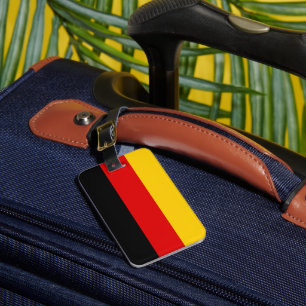 Étiquette À Bagage Drapeau allemand