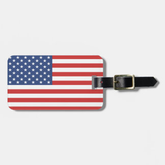 Étiquette À Bagage Drapeau américain