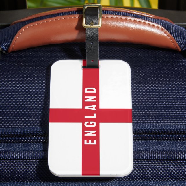 Étiquette À Bagage Drapeau anglais stylisé (Insitu Rectoal 2)