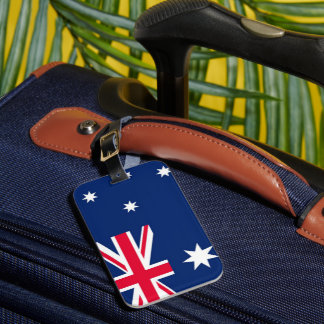 Étiquette À Bagage Drapeau Australien