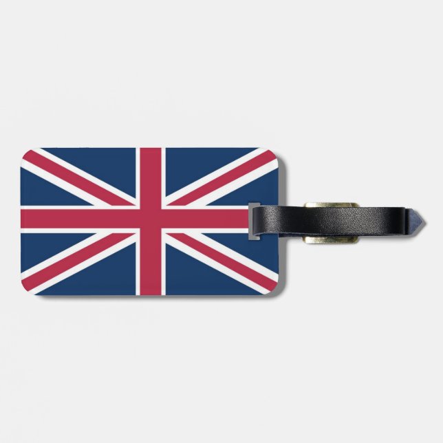 Étiquette À Bagage Drapeau britannique (Dos horizontal)
