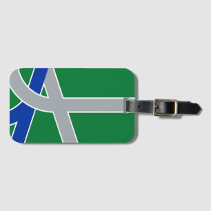 Étiquette À Bagage Drapeau d'Albany, Oregon