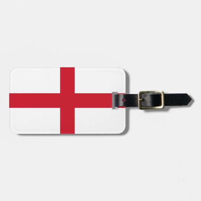 Étiquette À Bagage Drapeau d'Angleterre (Devant horizontal)