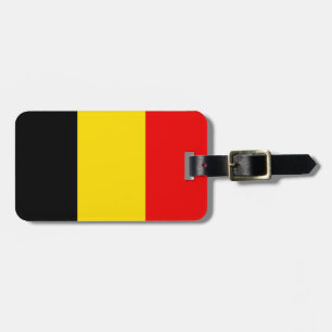 Étiquette À Bagage Drapeau de Belgique Easy ID Personal