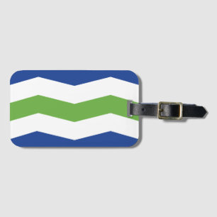 Étiquette À Bagage Drapeau de Burlington, Vermont