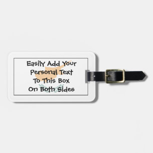 Étiquette À Bagage Drapeau de Chypre Easy ID Personal