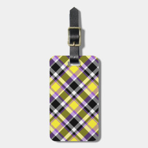 Étiquette À Bagage Drapeau de fierté éclectique boho non binaire à ca