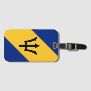 Étiquette À Bagage Drapeau de la Barbade