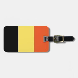 Étiquette À Bagage Drapeau de la Belgique