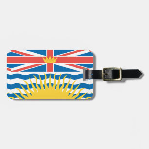 Étiquette À Bagage Drapeau de la COLOMBIE-BRITANNIQUE