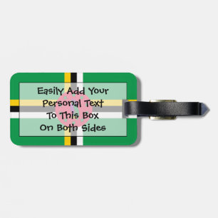 Étiquette À Bagage Drapeau de la Dominique Personal Easy ID