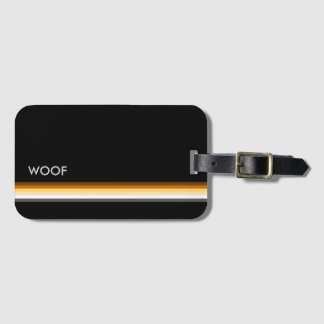 Étiquette À Bagage Drapeau de la fierté de l'ours