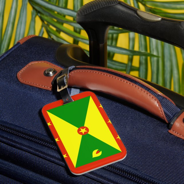 Étiquette À Bagage Drapeau de la Grenade (Insitu Rectoal 1)
