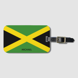 Étiquette À Bagage Drapeau de la Jamaïque