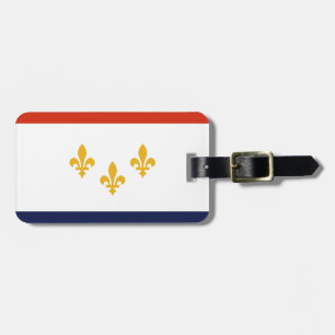 Étiquette À Bagage Drapeau de la Nouvelle-Orléans, Louisiane