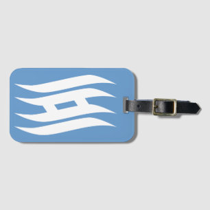 Étiquette À Bagage Drapeau de la préfecture de Kanagawa, Japon