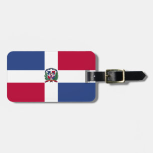 Étiquette À Bagage Drapeau de la République dominicaine