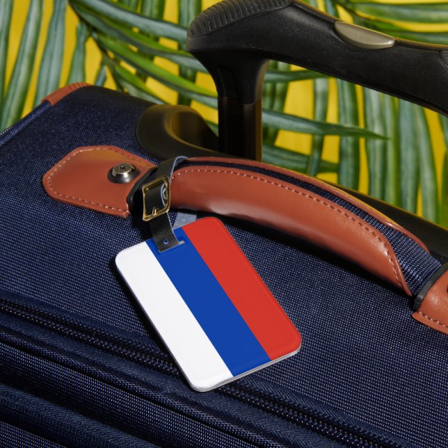 Étiquette À Bagage Drapeau de la Russie (Insitu Rectoal 1)