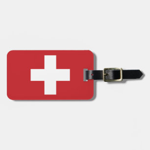 Étiquette À Bagage Drapeau de la Suisse
