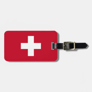 Étiquette À Bagage Drapeau de la Suisse