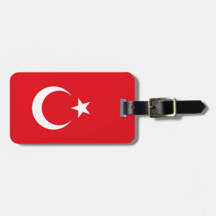 Étiquette À Bagage Drapeau de la Turquie