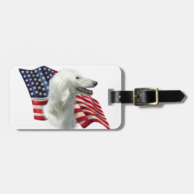 Étiquette À Bagage Drapeau de l'Afghanistan (Devant horizontal)