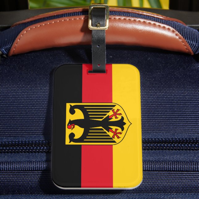 Étiquette À Bagage Drapeau de l'Allemagne (Insitu Rectoal 2)