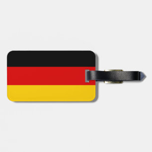 Étiquette À Bagage Drapeau de l'Allemagne Bagage Tag avec bracelet en
