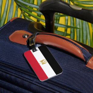 Étiquette À Bagage Drapeau de l'Égypte