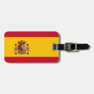 Étiquette À Bagage Drapeau de l'Espagne