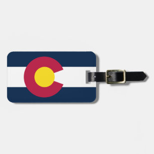 Étiquette À Bagage Drapeau de l'État du Colorado