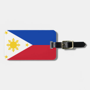 Étiquette À Bagage Drapeau de l'identification facile de Philippines