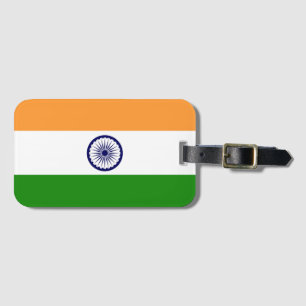 Étiquette À Bagage Drapeau de l'Inde