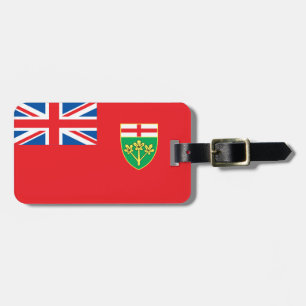 Étiquette À Bagage Drapeau de l'Ontario