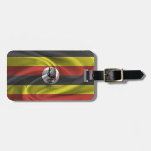 Étiquette À Bagage Drapeau De L'Ouganda