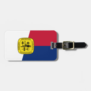 Étiquette À Bagage Drapeau de Memphis, Tennessee Balise de bagage