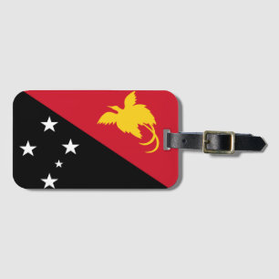 Étiquette À Bagage Drapeau de Papouasie-Nouvelle-Guinée