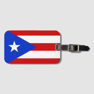 Étiquette À Bagage Drapeau de Porto Rico